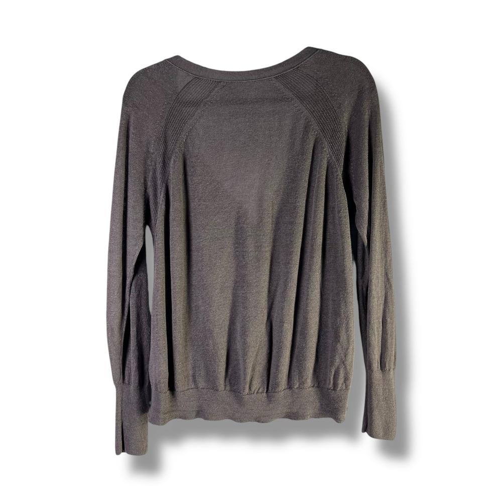 True Religion Womens Sz Large Cardigan Sweater Long Sleeve Button Front Knit - Picture 2 of 11